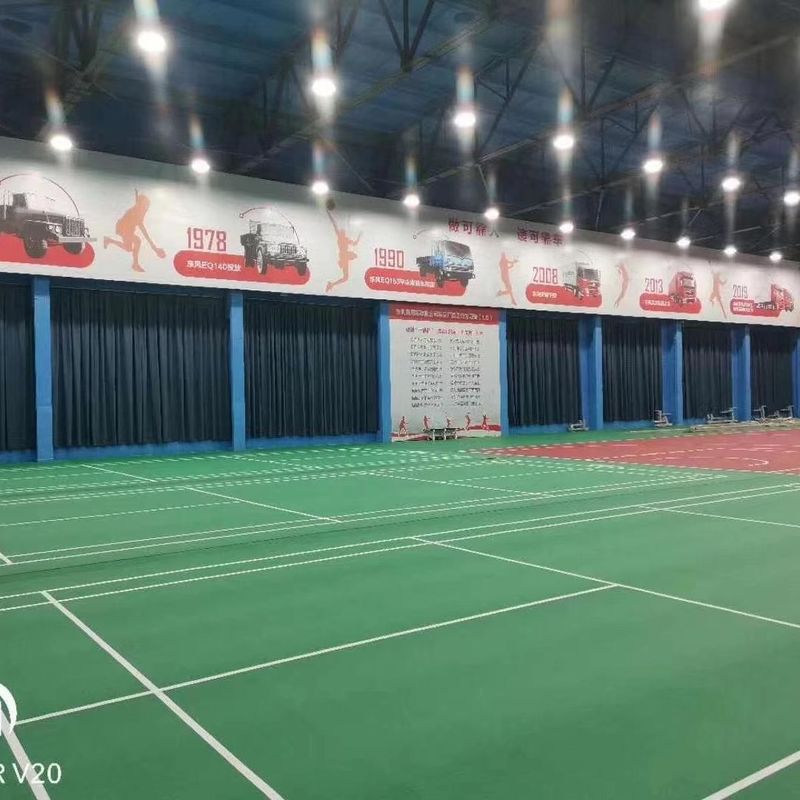 Wnętrzny zielony syntetyczny podłóg do gry w badminton z PVC i wapniem przez Relle