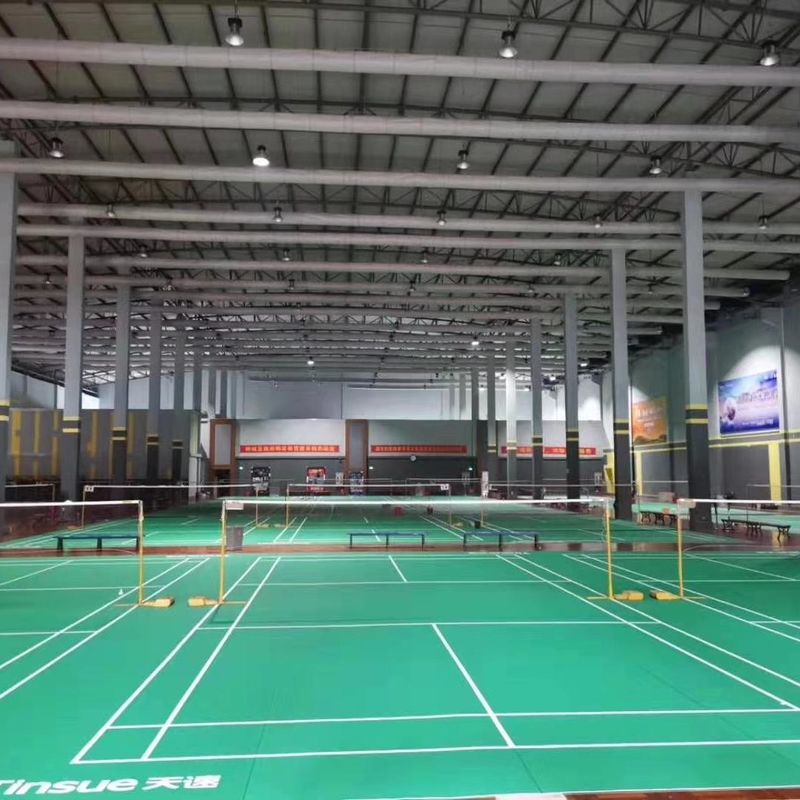 Enlio Outdoor Sport Badminton Mat PVC Winylowy Rol Podłogowy wodoodporny Ognioodporny Plastikowy