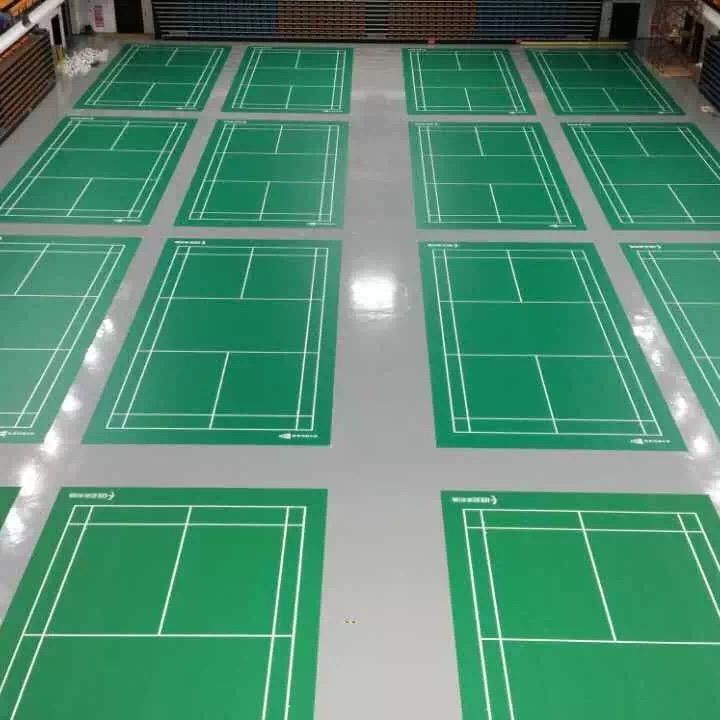 Podłogi do gry w badminton z PVC z klejem