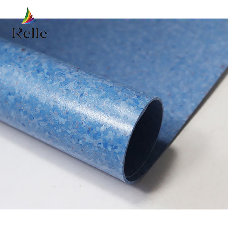 Relle Court jednorodny PVC podłogi plastikowe suchy z tyłu dla szpitali medycznych