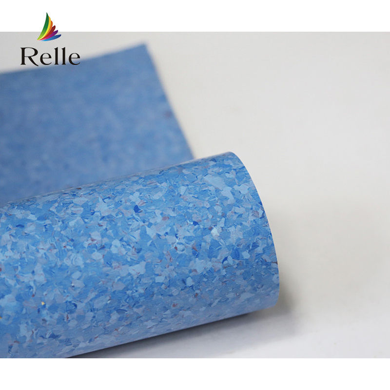 Antibacterial Relle Commercial Homogeneous Plain Colors 2mm Wear Layer PVC Flooring Roll dla klinik