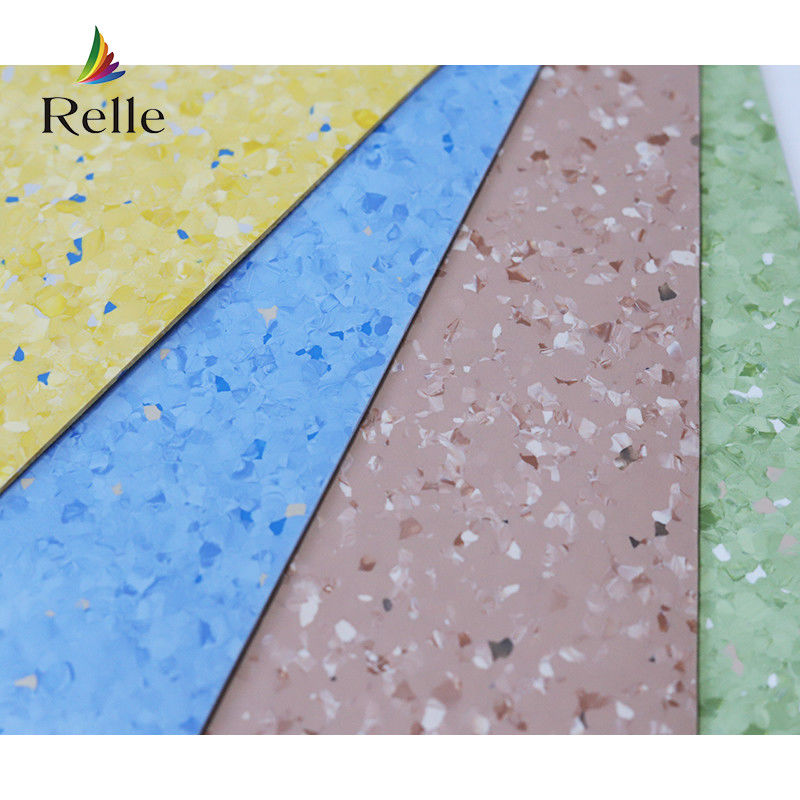 Antibacterial Relle Commercial Homogeneous Plain Colors 2mm Wear Layer PVC Flooring Roll dla klinik