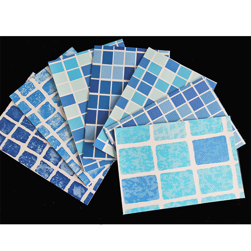 Ocean Blue PVC Pool Liner Anti UV 1,5 mm 1,2 mm Wzmocniony PVC Liner Do Basenu