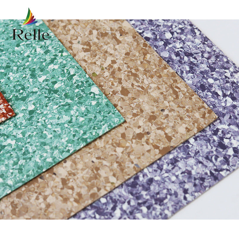 Relle Komercyjna kolorowa podłoga winylowa o grubości 2-4 mm i wapień wewnątrz