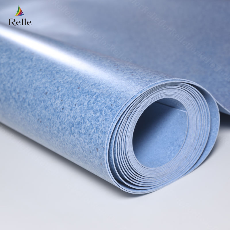 Relle PVC jednorodne podłogi winylowe do zastosowań szpitalnych w Guangdong Per Roll