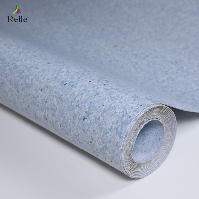 Relle PVC jednorodne podłogi winylowe do zastosowań szpitalnych w Guangdong Per Roll