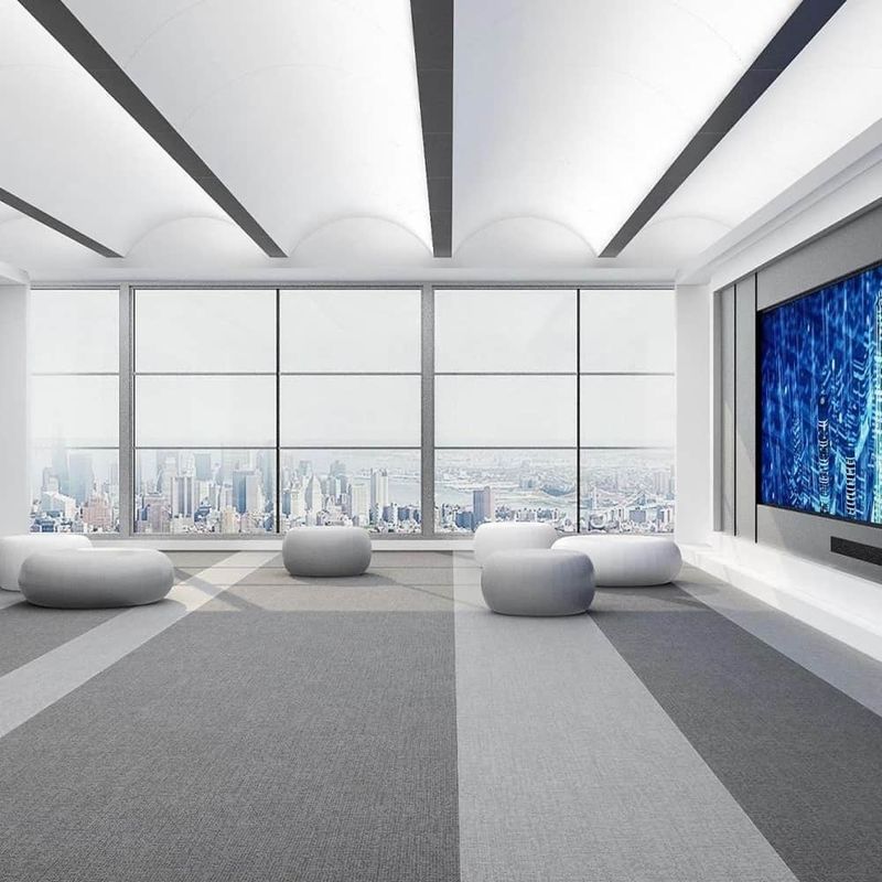 6.5mm 7mm Office Carpet Tiles Commercial Carpet Tiles For Hotel Bedroom Plac pracy