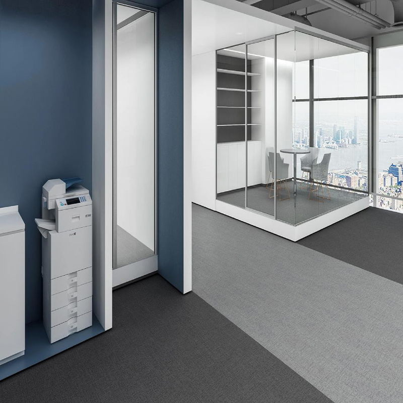 6.5mm 7mm Office Carpet Tiles Commercial Carpet Tiles For Hotel Bedroom Plac pracy