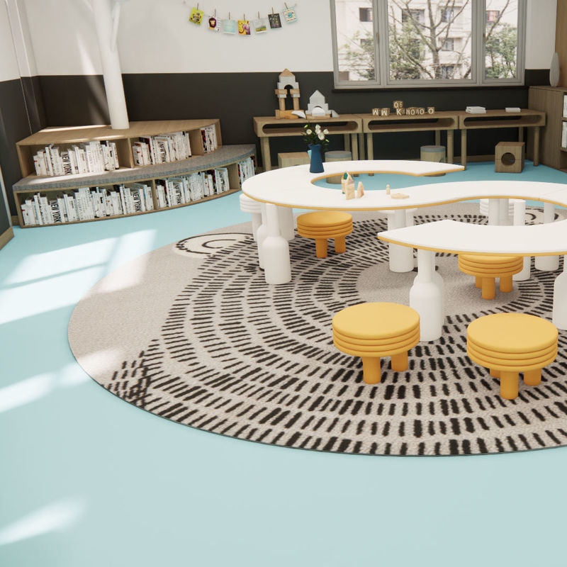 Heterogeniczne podłogi PVC do obszarów o dużym natężeniu ruchu i środowisk o wysokiej wilgotności