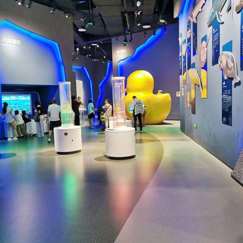 Relle Antypoślizgowa, Odporna na Ścieranie i Plamoodporna Gumowa Podłoga do Hal Wystawowych