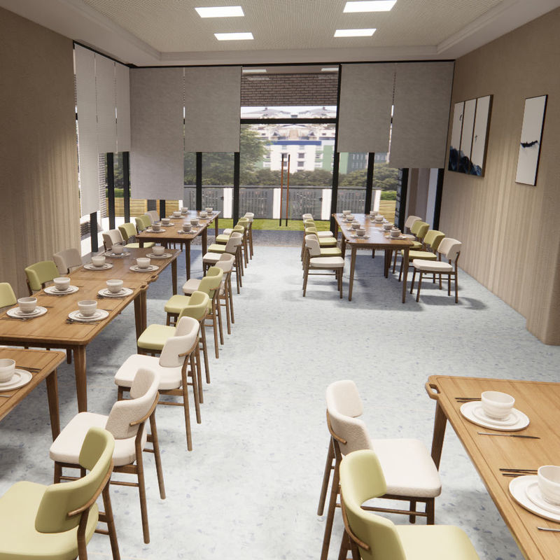 Przystosowane do osób starszych, higieniczne i jednorodne podłogi dla domów opieki