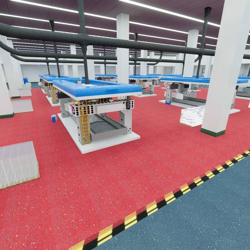 Relle Bezpyłowa podłoga bezpieczeństwa z karborundumem (czysty obszar, odporny na zużycie, ślizg, ogień, przyjazny dla środowiska)