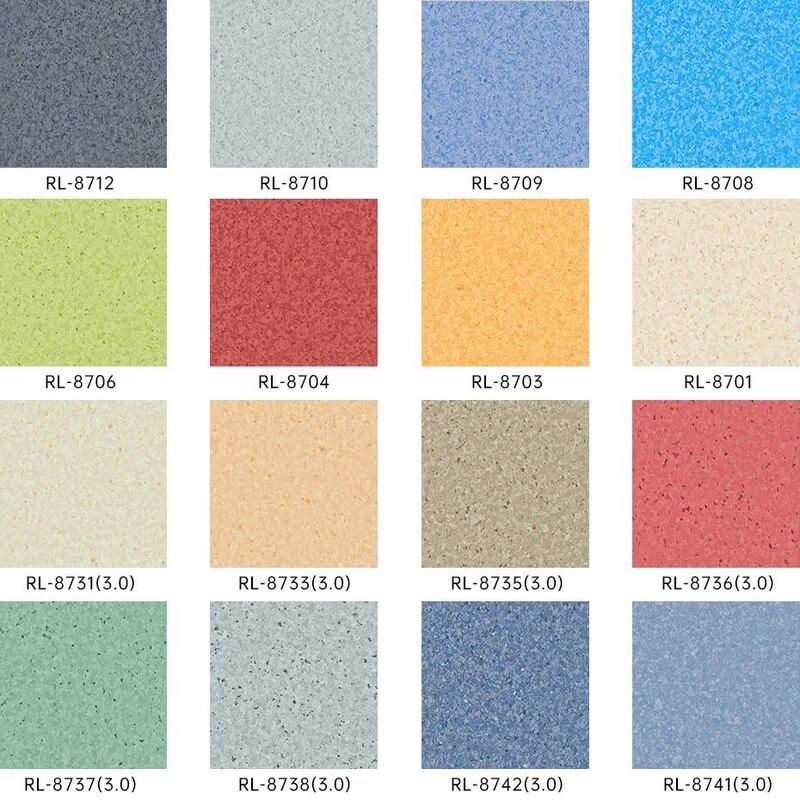 High-Performance Homogeneous Flooring Resistant to Heavy Furniture for Nursing Home Living Quarters