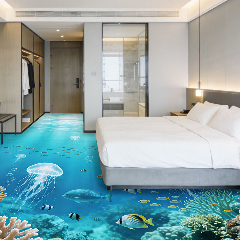 Premium Custom Image 3D dekoracyjne podłogi do pokoi tematycznych