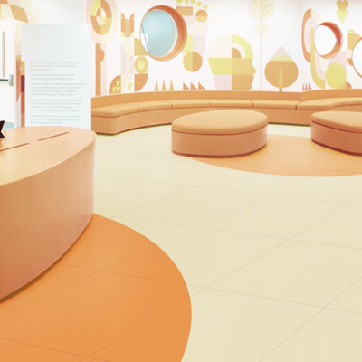 Zatwierdzone przez EN ISO 24340 PODŁOŻE RELLE LVT z warstwą ścieralną o grubości 2,5 mm