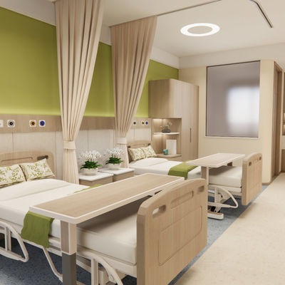 Podłogi w domach opieki zdrowotnej z antybakteryjnymi właściwościami łatwym do czyszczenia