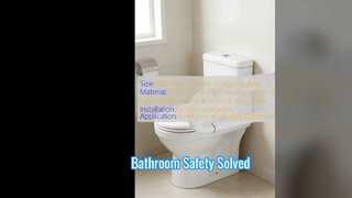 Bezpieczny drążek do toalety dla osób starszych i niepełnosprawnych